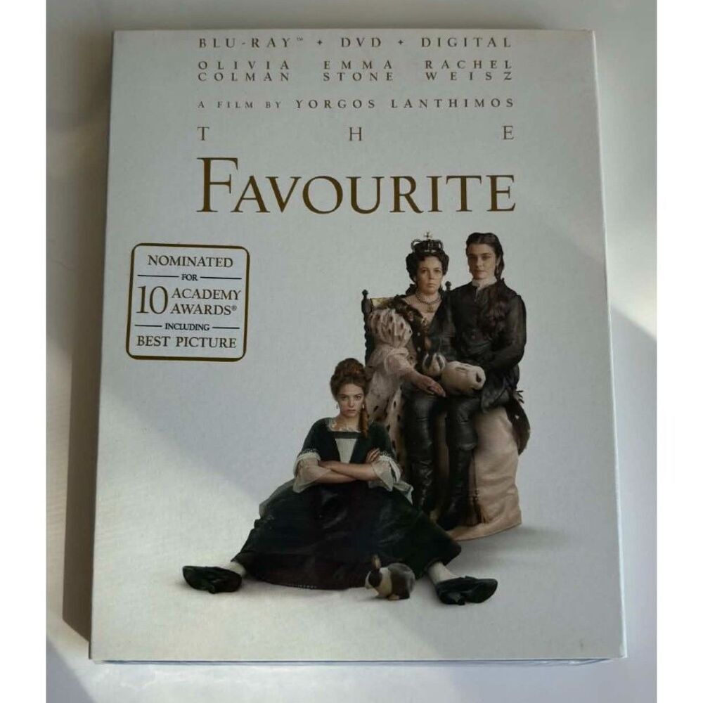 The Favorite Film by Yorgos Lanthimos Blu Ray DVD Digital Combo 2018 Sealed
